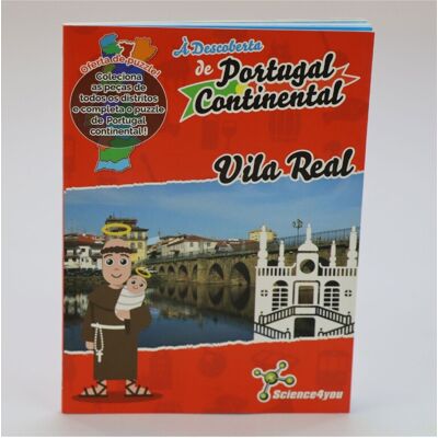À Descoberta de Portugal Continental - Vila Real Livros para crianças Science4you À Descoberta de Portugal Continental - Vila Real Livros para crianças Science4you