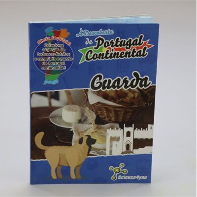 À Descoberta de Portugal Continental - Guarda Livros para crianças Science4you À Descoberta de Portugal Continental - Guarda Livros para crianças Science4you