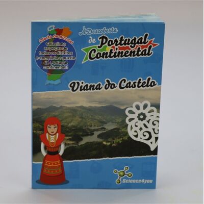 À Descoberta de Portugal Continental - Viana do Castelo Livros para crianças Science4you À Descoberta de Portugal Continental - Viana do Castelo Livros para crianças Science4you