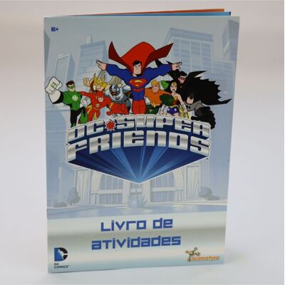 Livro de Atividades DC Super Friends Livros para crianças Science4you Livro de Atividades DC Super Friends Livros para crianças Science4you
