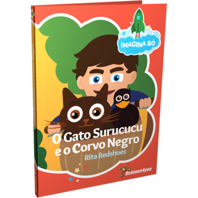 O Gato Surucucu e o Corvo Negro Livros para Crianças Science4you Loja Online O Gato Surucucu e o Corvo Negro Livros para Crianças Science4you Loja Online