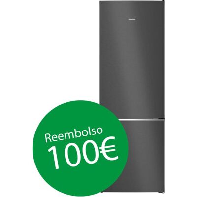 Siemens KG49N4XAF - Preto - Combinado de frigorífico e congelador Siemens KG49N4XAF - Preto - Combinado de frigorífico e congelador