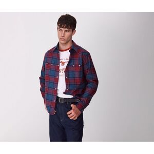 United Colors of Benetton Benetton, Camisa Western Aos Quadrados, Vermelho, Homem United Colors of Benetton Benetton, Camisa Western Aos Quadrados, Vermelho, Homem