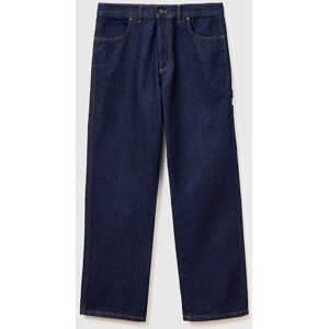 United Colors of Benetton Benetton, Jeans Carpenter Fit Lavagem Rinse, Azul-escuro, Homem United Colors of Benetton Benetton, Jeans Carpenter Fit Lavagem Rinse, Azul-escuro, Homem