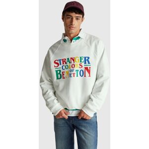 United Colors of Benetton Benetton, Sweat Relaxed Fit Stranger Things, Branco Nata, Homem United Colors of Benetton Benetton, Sweat Relaxed Fit Stranger Things, Branco Nata, Homem