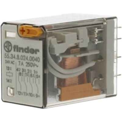 Relé S55 4 Contactos 14 Pinos 230V AC FINDER Relé S55 4 Contactos 14 Pinos 230V AC FINDER