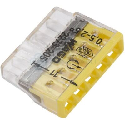 Ligador Rápido 5x2,5mm² WAGO Ligador Rápido 5x2,5mm² WAGO