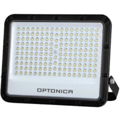 Projetor LED Exterior 100W 6K Preto Optonica Projetor LED Exterior 100W 6K Preto Optonica