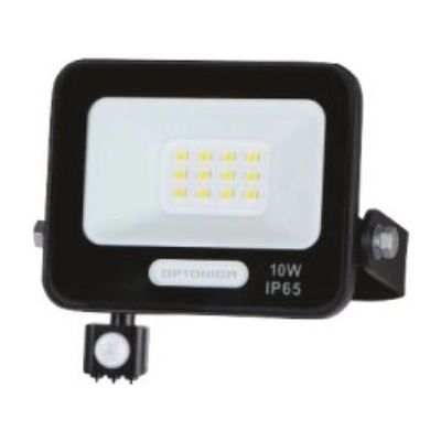 Projetor LED Exterior C/ Sensor 10W Preto Optonica Projetor LED Exterior C/ Sensor 10W Preto Optonica