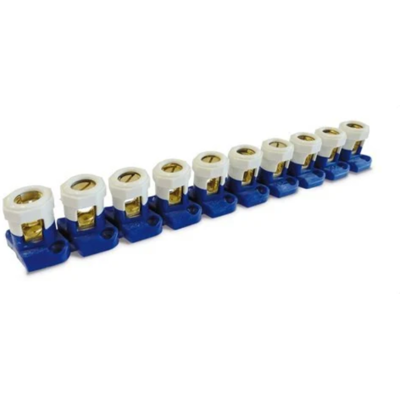 Bornes Ligação 16mm com 10 Polos Bornes Ligação 16mm com 10 Polos