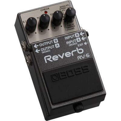 Boss RV-6 REVERB DIGITAL 8-Tipos Reverb 32-bits 44.1kHz Boss RV-6 REVERB DIGITAL 8-Tipos Reverb 32-bits 44.1kHz