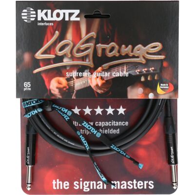 Cabo de guitarra LaGrange 6m - Cabo de instrumento profissional Cabo de guitarra LaGrange 6m - Cabo de instrumento profissional