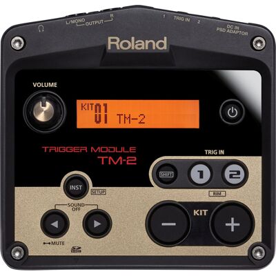 Roland TM-2 TRIGGER MODULE 100 Sons internos + 2 Entradas Trigger Roland TM-2 TRIGGER MODULE 100 Sons internos + 2 Entradas Trigger