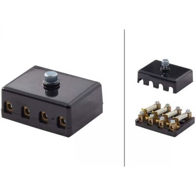Hella 8JD 002 294-201 - Conector elétrico de 4 pinos Hella 8JD 002 294-201 - Conector elétrico de 4 pinos