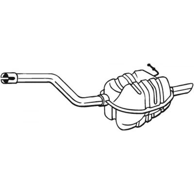 Silenciador de extremidade BOSAL 220-003 Silenciador de extremidade BOSAL 220-003