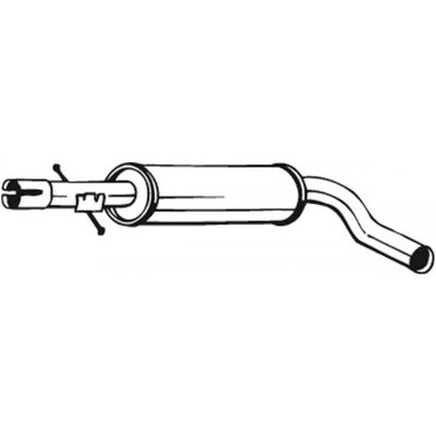Silenciador médio BOSAL 220-663 Silenciador médio BOSAL 220-663