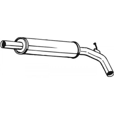 Silenciador médio BOSAL 227-461 Silenciador médio BOSAL 227-461