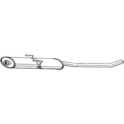 Silenciador médio BOSAL 282-059 Silenciador médio BOSAL 282-059