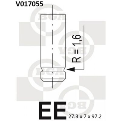 Válvula de drenagem BGA V017055 Válvula de drenagem BGA V017055