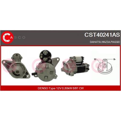Casco Motor de arranque - CST40241AS - Motor de arranque Casco Motor de arranque - CST40241AS - Motor de arranque