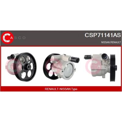 Bomba hidráulica, direção CASCO CSP71141AS Bomba hidráulica, direção CASCO CSP71141AS