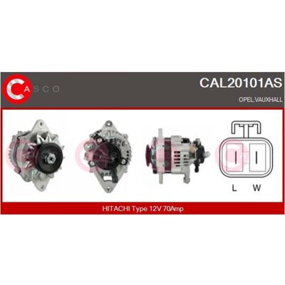 Casco CAL20101AS Alternator - Alternador Casco CAL20101AS Alternator - Alternador