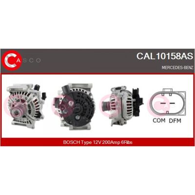 CASCO CAL10158AS - Alternador CASCO CAL10158AS - Alternador
