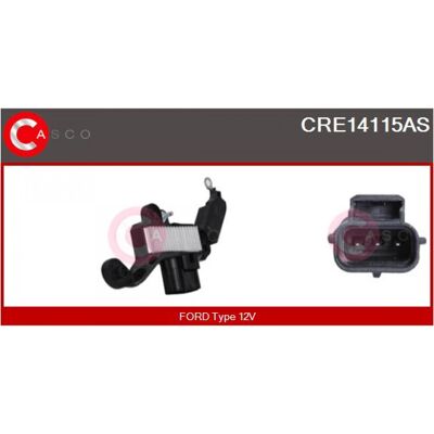 CASCO CRE14115AS Regulador de alternador - Números OEM CASCO CRE14115AS Regulador de alternador - Números OEM