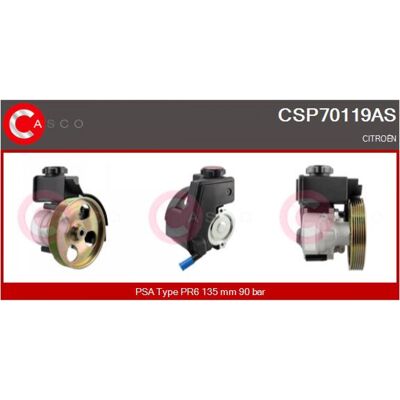 Bomba hidráulica, direção CASCO CSP70119AS Bomba hidráulica, direção CASCO CSP70119AS