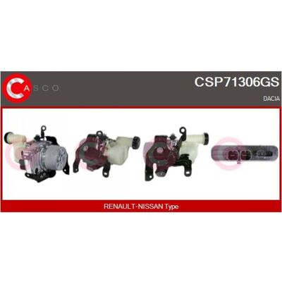 Bomba hidráulica, direção CASCO CSP71306GS Bomba hidráulica, direção CASCO CSP71306GS