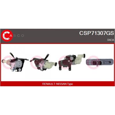 Bomba hidráulica, direção CASCO CSP71307GS Bomba hidráulica, direção CASCO CSP71307GS