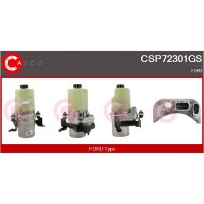 Bomba hidráulica, direção CASCO CSP72301GS Bomba hidráulica, direção CASCO CSP72301GS