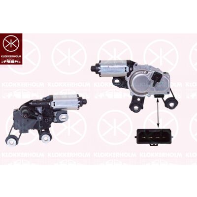 Motor de limpa-vidros KLOKKERHOLM 00287170 Motor de limpa-vidros KLOKKERHOLM 00287170