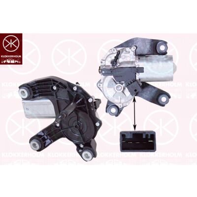 Motor de limpa-vidros KLOKKERHOLM 40017170 Motor de limpa-vidros KLOKKERHOLM 40017170
