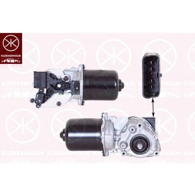 Motor de limpa-vidros KLOKKERHOLM 60423270 Motor de limpa-vidros KLOKKERHOLM 60423270