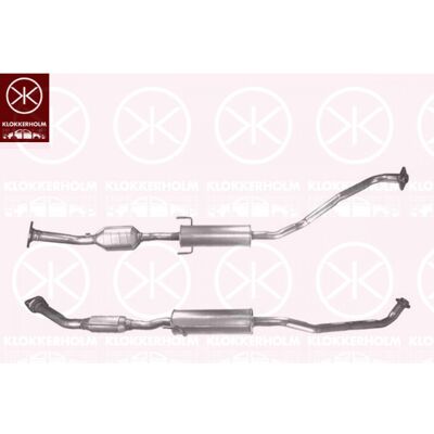 Catalisador KLOKKERHOLM 81168601 Catalisador KLOKKERHOLM 81168601
