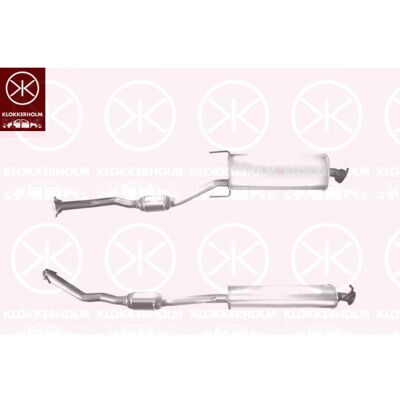 Catalisador KLOKKERHOLM 81798601 Catalisador KLOKKERHOLM 81798601