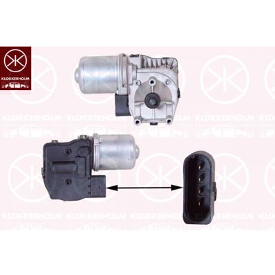Motor de limpa-vidros KLOKKERHOLM 95243270 Motor de limpa-vidros KLOKKERHOLM 95243270