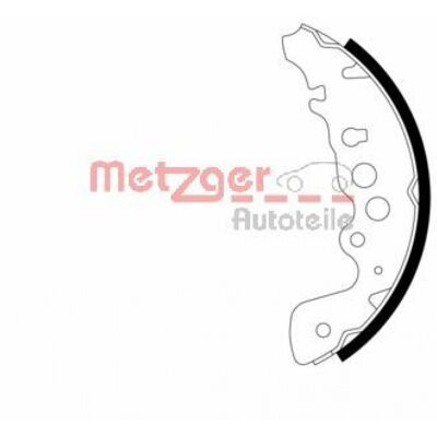 Jogo de maxilas de travão METZGER MG 730 Jogo de maxilas de travão METZGER MG 730
