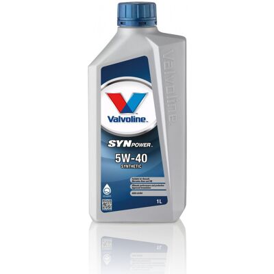 Óleo de motor Valvoline Synpower 5W-40 - Sintético, Prolongados intervalos Óleo de motor Valvoline Synpower 5W-40 - Sintético, Prolongados intervalos