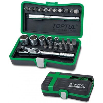 Kit de ferramentas TOPTUL GADW2701 - Hex, Phillips, Pozidriv, Torx - 27 Peças Kit de ferramentas TOPTUL GADW2701 - Hex, Phillips, Pozidriv, Torx - 27 Peças