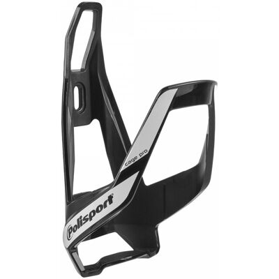 Suporte para garrafas de bicicleta POLISPORT Pro Evo Black White Suporte para garrafas de bicicleta POLISPORT Pro Evo Black White