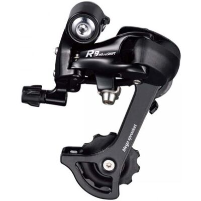 Desviador traseiro microSHIFT RD-R43M 9/10 velocidades - Preto - Gaiola Média Desviador traseiro microSHIFT RD-R43M 9/10 velocidades - Preto - Gaiola Média