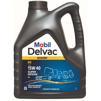 Óleo de motor Mobil Delvac MX 15W-40 4L - Diesel pesado Óleo de motor Mobil Delvac MX 15W-40 4L - Diesel pesado