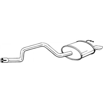 Silencioso traseiro BOSAL 281-043 - Silencioso de escape Silencioso traseiro BOSAL 281-043 - Silencioso de escape