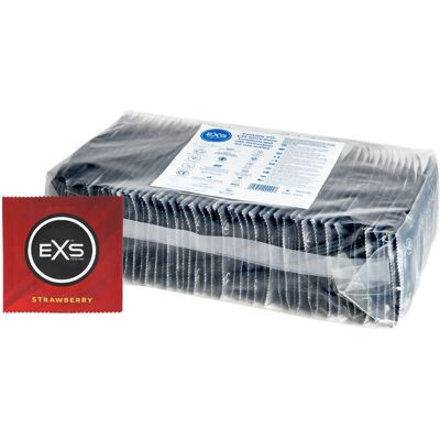 EXS Morango - preservativos com sabor a morango (100 unid.) EXS Morango - preservativos com sabor a morango (100 unid.)