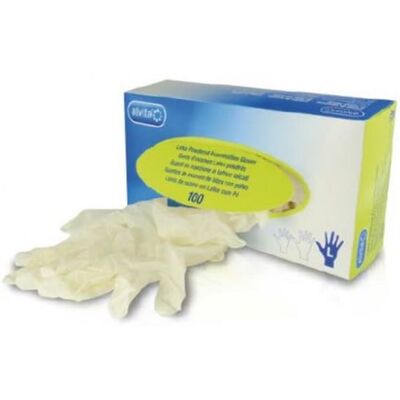 Alvita Luvas Latex com Pó Tamanho L x100 Alvita Luvas Latex com Pó Tamanho L x100