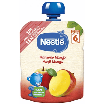 Nestlé Maçã Manga Comida para bebê - 90g Nestlé Maçã Manga Comida para bebê - 90g