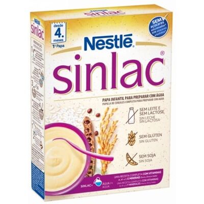 Nestlé Expert Farinha Sinlac S/ Gluten 250g 4m+ Nestlé Expert Farinha Sinlac S/ Gluten 250g 4m+