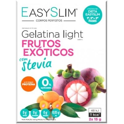 Easyslim Gelatina Light Frutos Exóticos Stevia Saquetas x2 Easyslim Gelatina Light Frutos Exóticos Stevia Saquetas x2